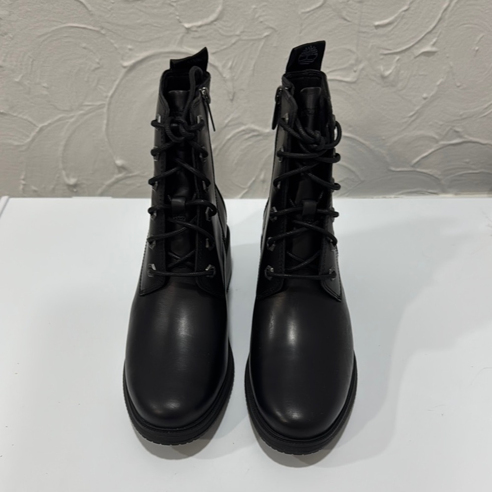 Timberland Dalston Vibe Women's Mid Lace-Up w/zip Boots - Color: Black.Size: 8.5